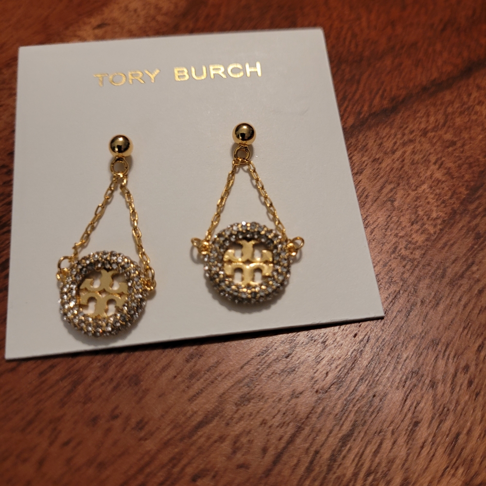 Tory Burch Gold Dangle Earrings